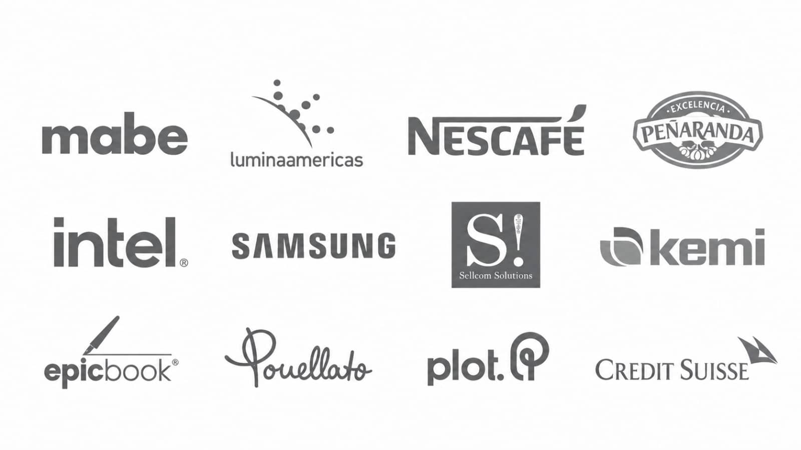 Logos de empresas que confían en The Lemon Gift